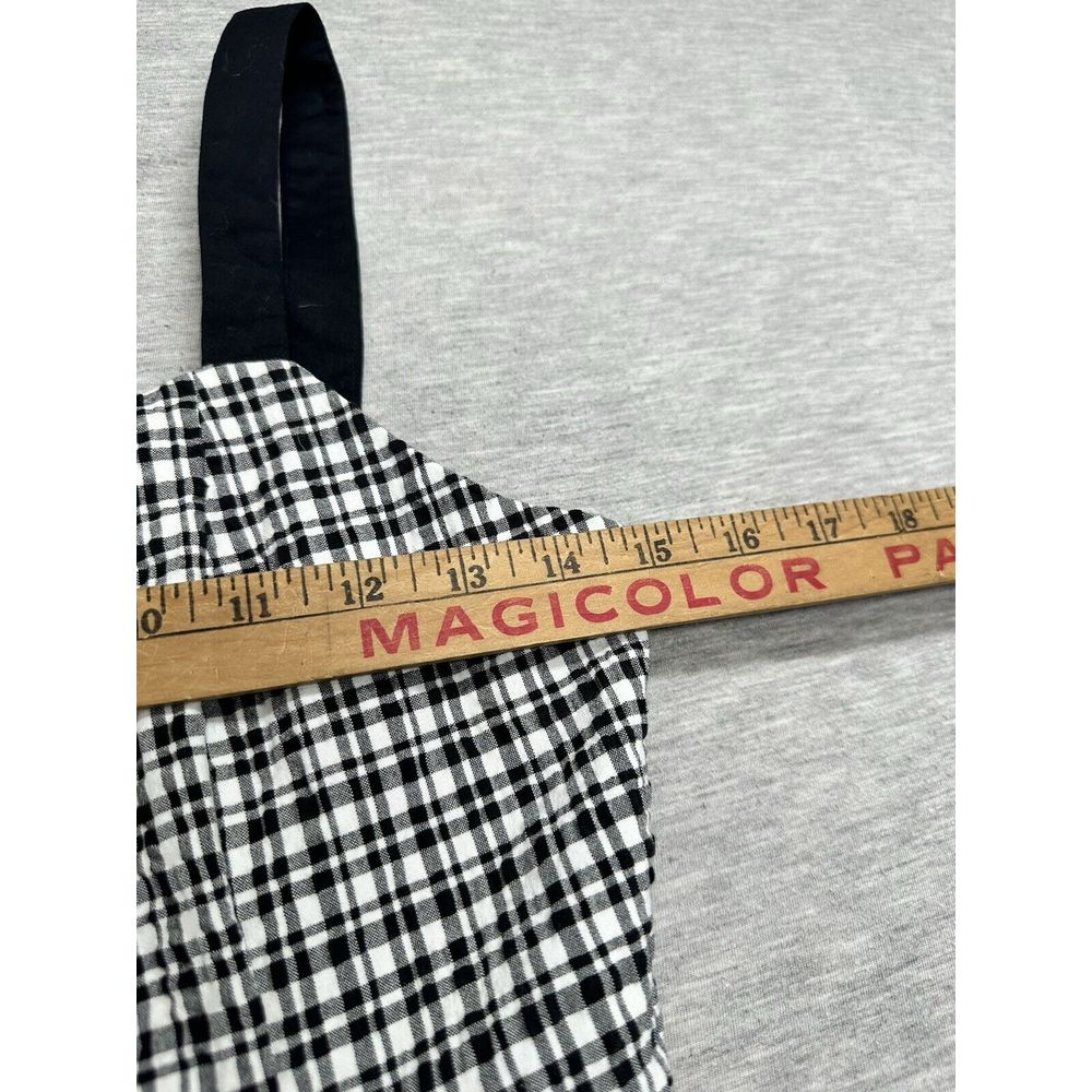 Parker Nyc Nwt Gingham Ruffle High/Low Dress Sz Xs — image 3 of 8